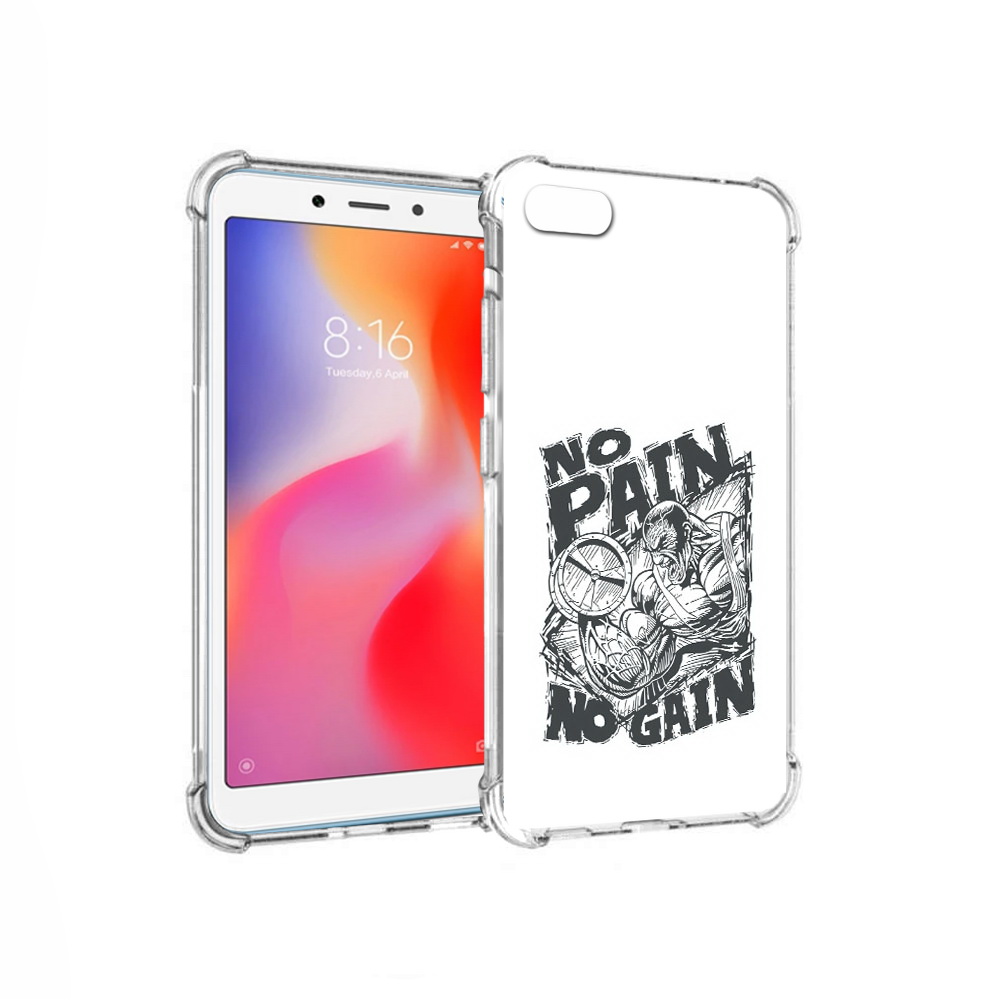 Чехол MyPads Tocco для Xiaomi Redmi 6A бодибилдинг тяжелая работа (PT113916.305.238)