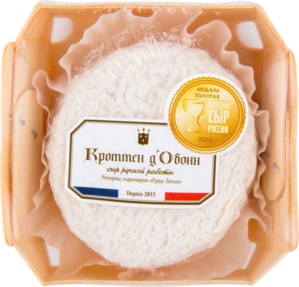 

Сыр мягкий Grand Laitier Кроттен д'Обонн с белой плесенью 40% 35 г