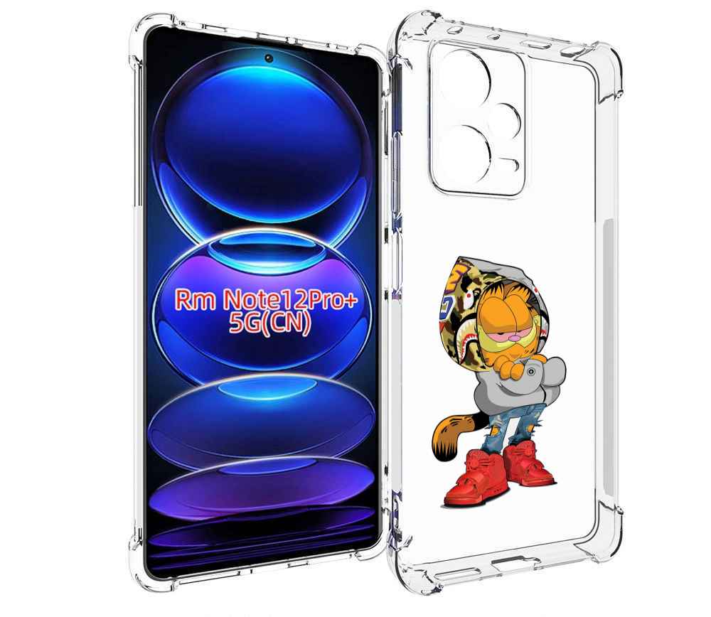 

Чехол MyPads модный-котяра детский для Xiaomi Redmi Note 12 Pro + Plus, Прозрачный, Tocco