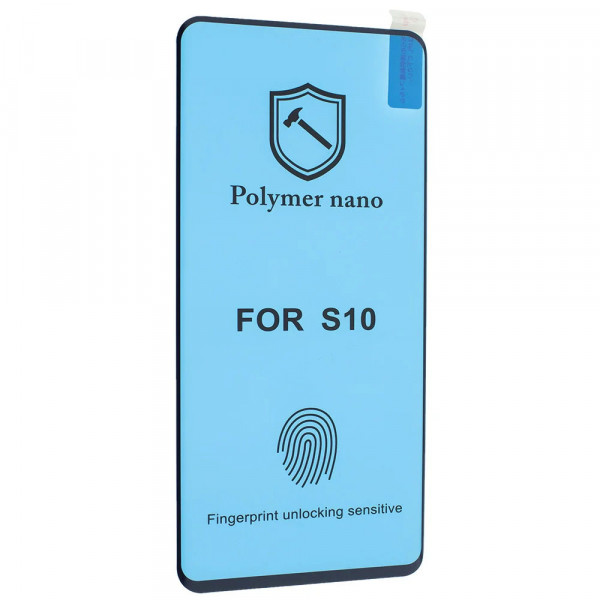 

Защитная пленка Epik Polymer Nano для Samsung Galaxy S10 (Черная рамка)