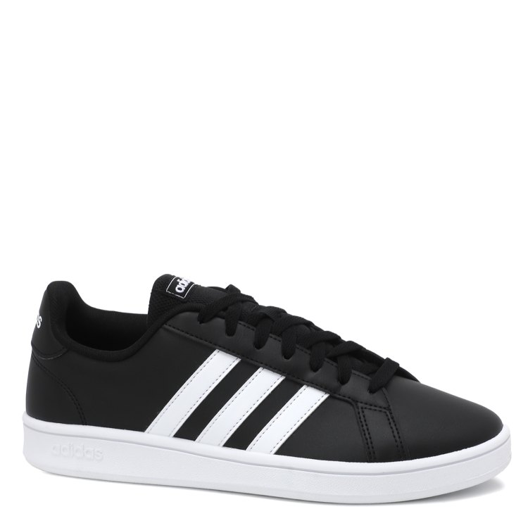 

Кеды мужские Adidas GRAND COURT BASE черные 8 UK, GRAND COURT BASE