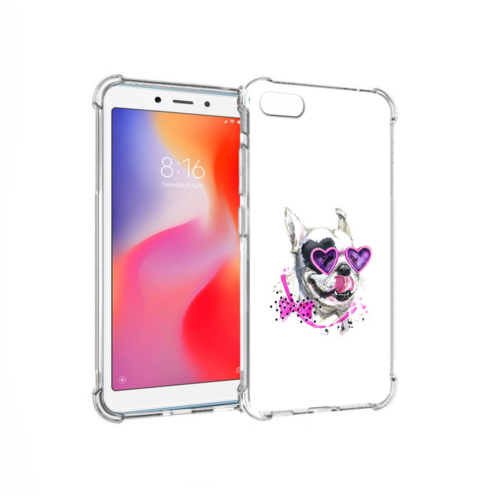 

Чехол MyPads Tocco для Xiaomi Redmi 6A акварельный пёс (PT113916.305.218), Прозрачный, Tocco