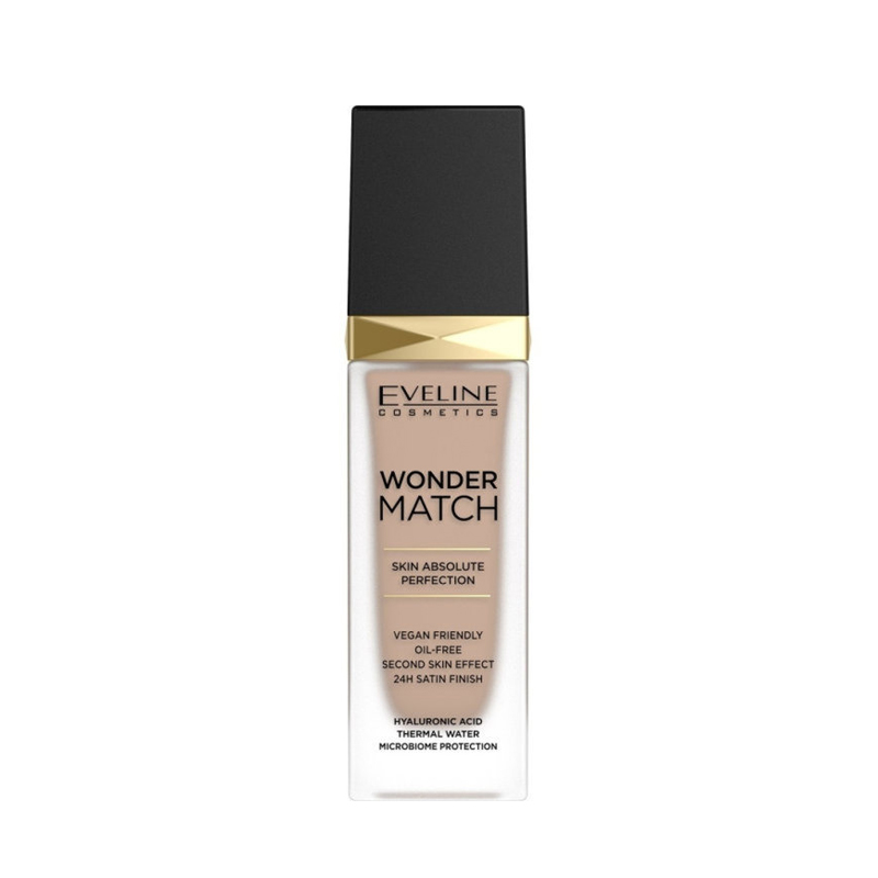 фото Адаптирующаяся тональная основа eveline cosmetics wonder match т.15 natural