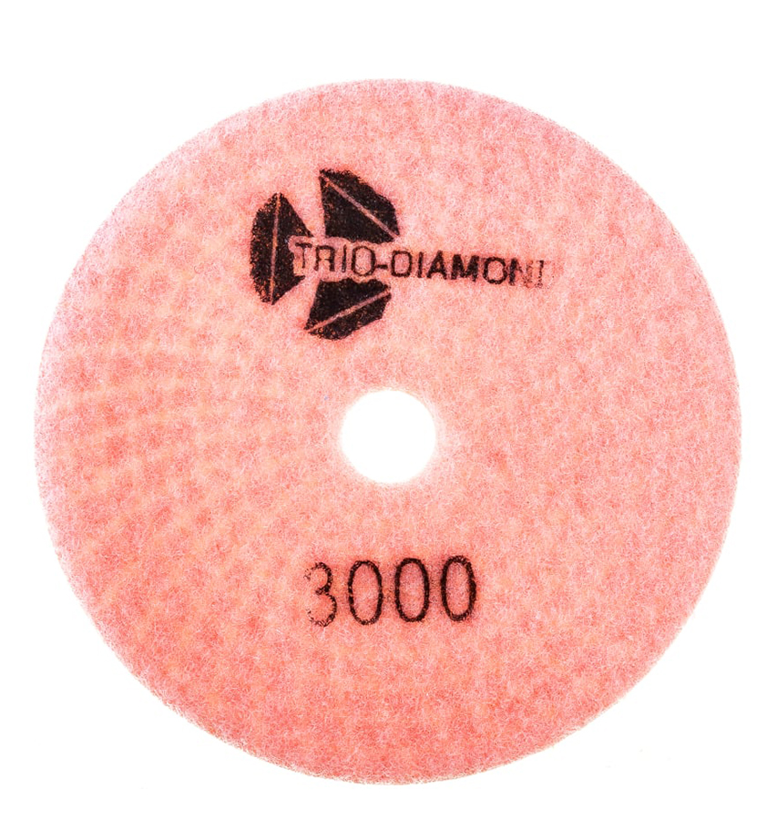 Диск алмазный Trio-Diamond АГШК шлифовальный ЧЕРЕПАШКА 125мм №3000 (M) 353000 резиновый опорный диск для агшк on