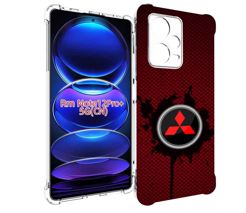 

Чехол MyPads mitsubishi 2 для Xiaomi Redmi Note 12 Pro + Plus, Прозрачный, Tocco