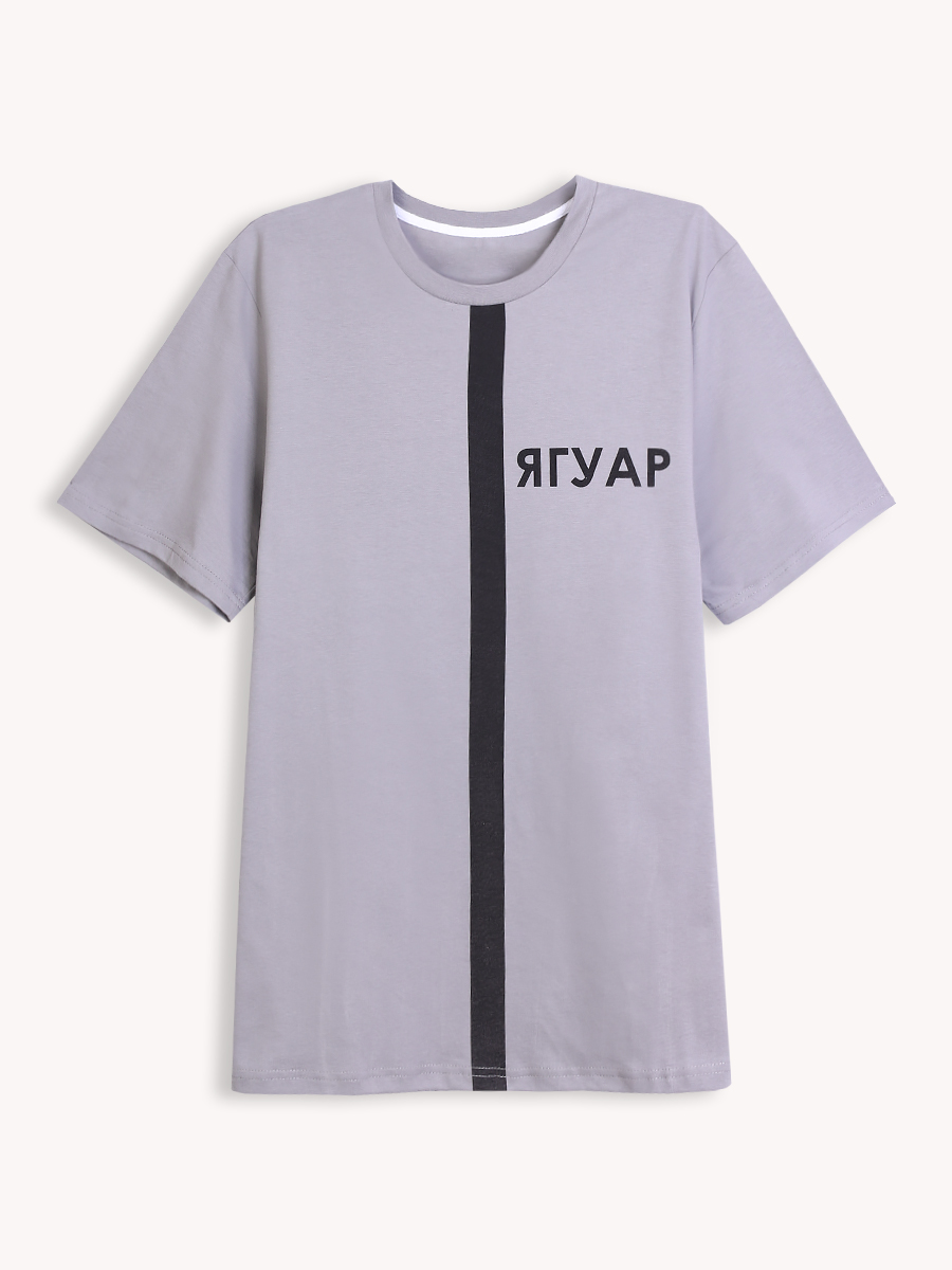 Футболка унисекс CatFit 471843010 серая 48 RU