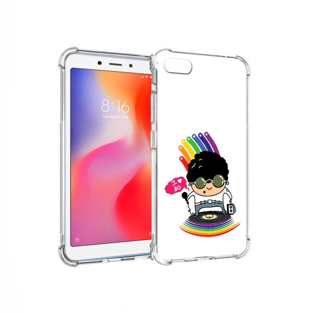 

Чехол MyPads Tocco для Xiaomi Redmi 6A Я люблю 80-е (PT113916.305.205), Прозрачный, Tocco