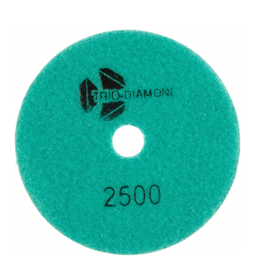 Диск алмазный Trio-Diamond АГШК шлифовальный ЧЕРЕПАШКА 125мм №2500 (M) 352500 шлифовальный алмазный диск черепашка для работы с подачей воды messer