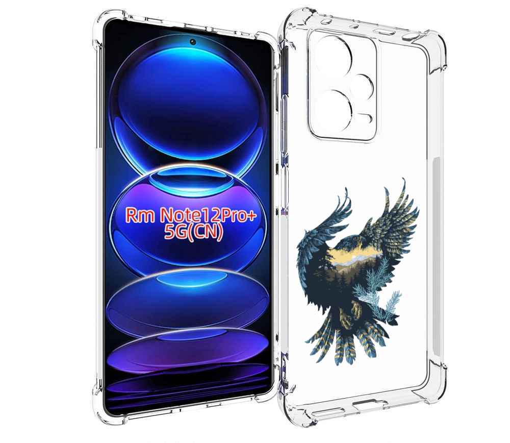 

Чехол MyPads мирок в соколе для Xiaomi Redmi Note 12 Pro + Plus, Прозрачный, Tocco
