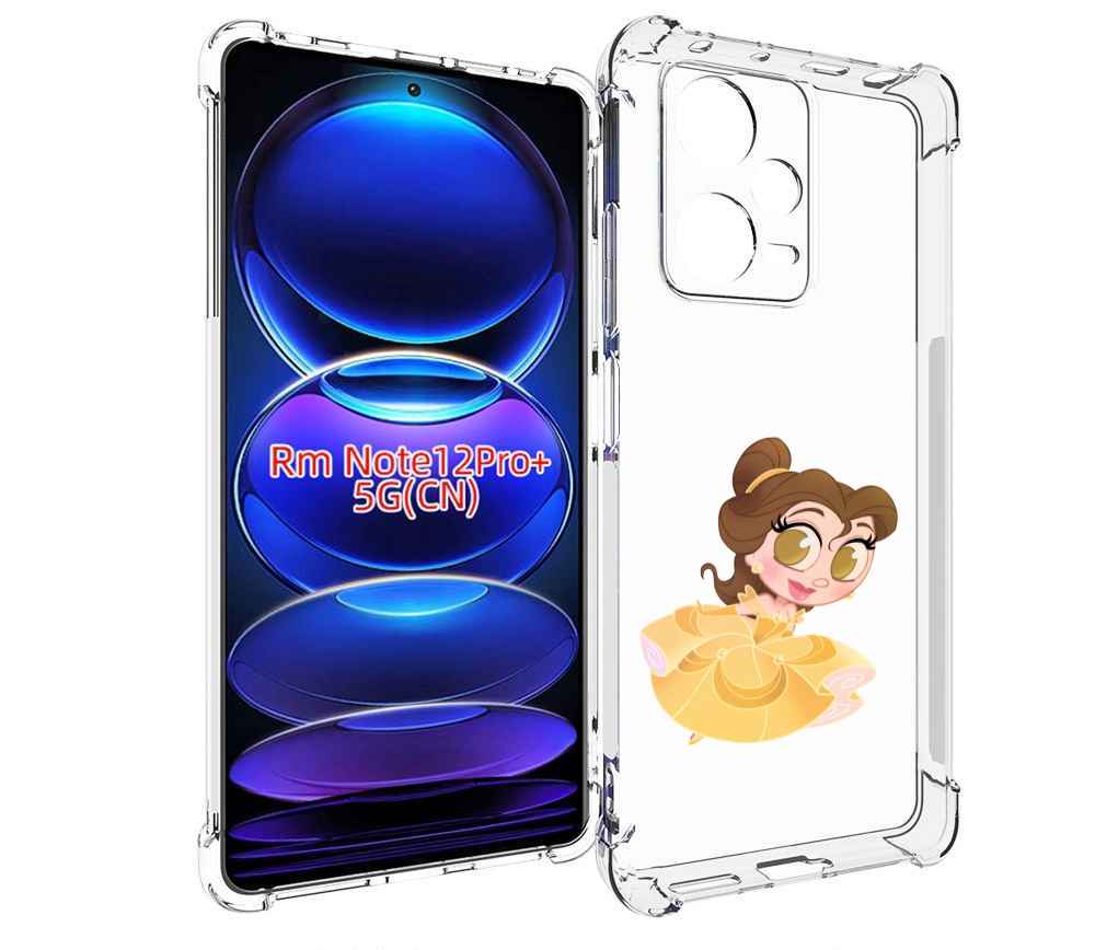 

Чехол MyPads мини-принцесса женский для Xiaomi Redmi Note 12 Pro + Plus, Прозрачный, Tocco