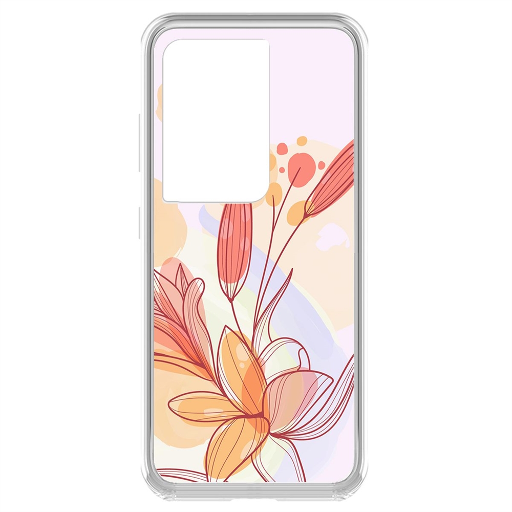

Чехол-накладка Krutoff Clear Case Фантазия для Samsung Galaxy S21 Ultra (G998)