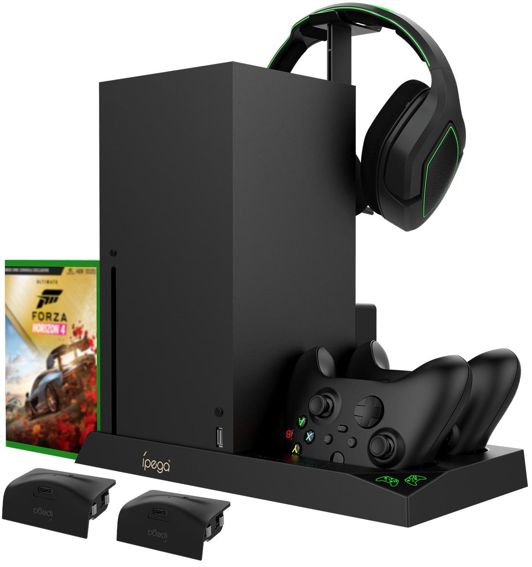 

Подставка для вертикальной установки консоли (PG-XBX013) (Xbox Series X), Черный, Multi-Functional Charging Station 5 in 1