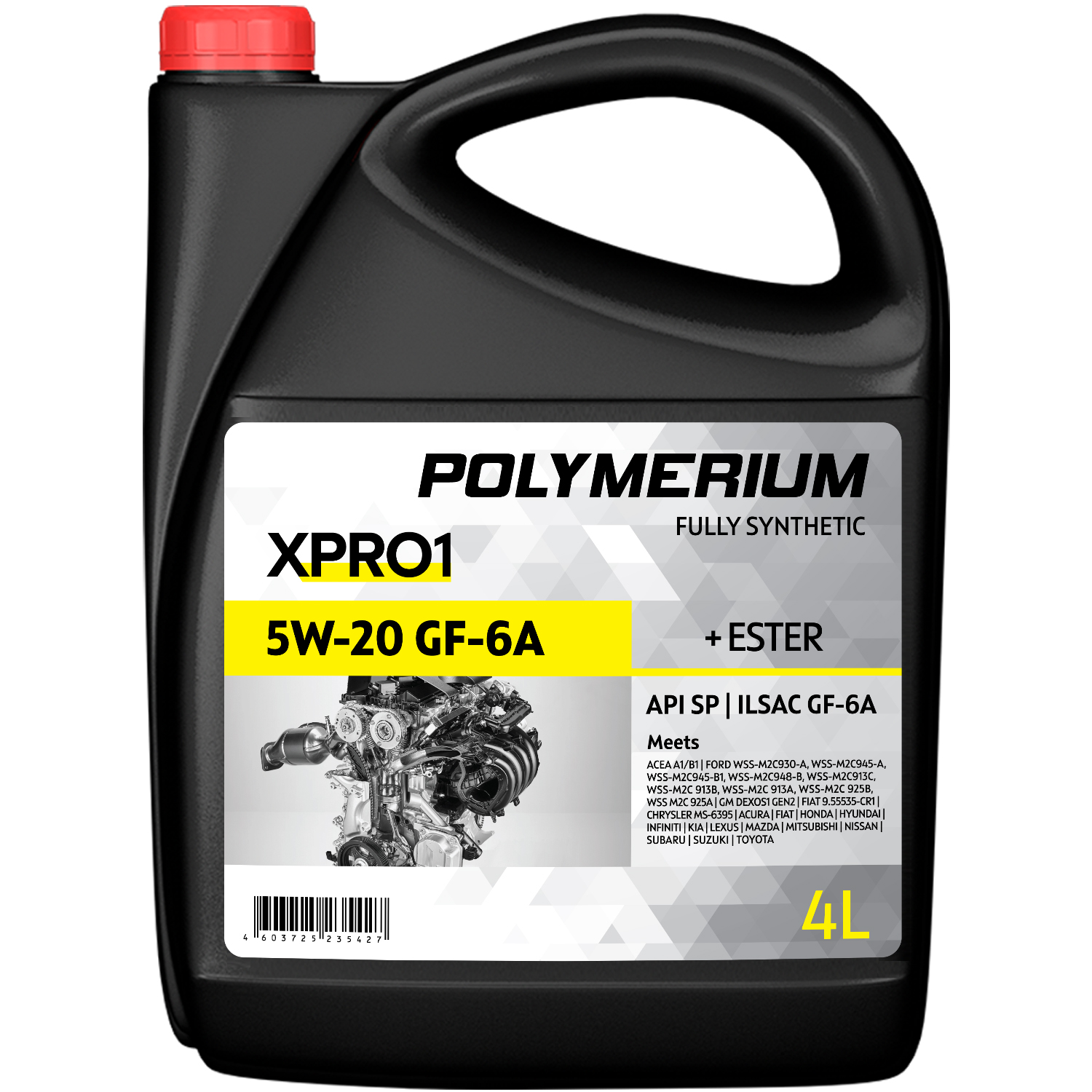 

Моторное масло POLYMERIUM XPRO1 5W-20 GF-6A SP 4L, plmx15204