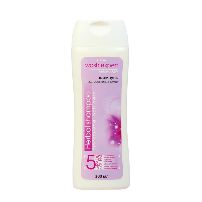 

Шампунь для волос WASH EXPERT Volume lift 300 мл