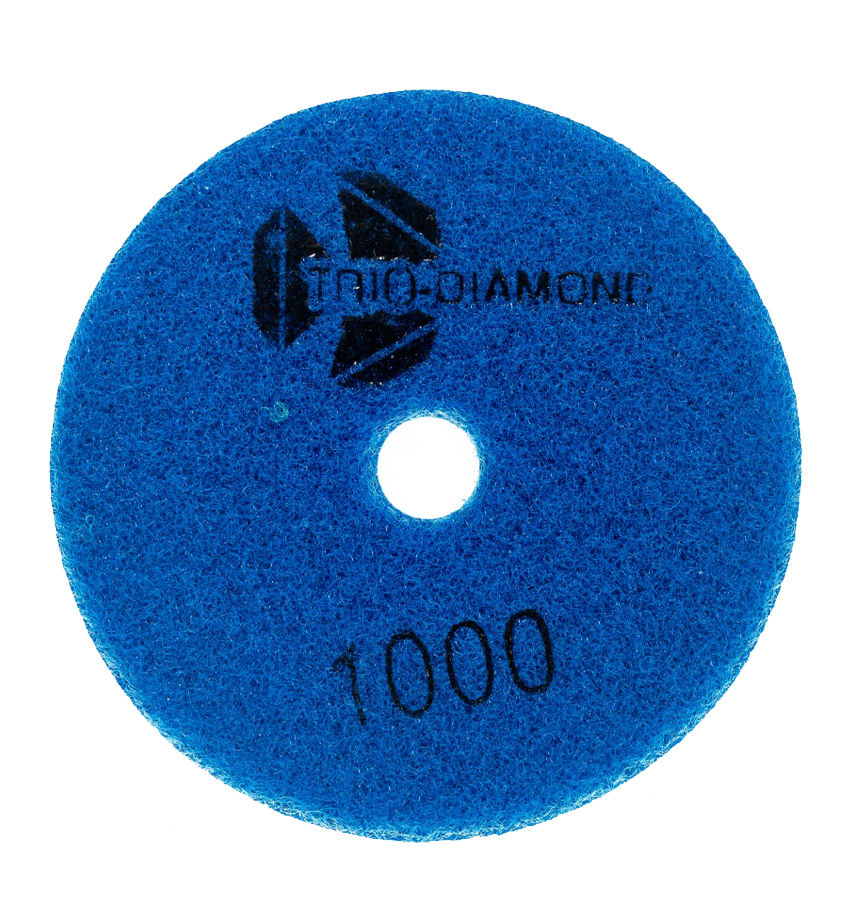 Диск алмазный Trio-Diamond АГШК шлифовальный ЧЕРЕПАШКА 100мм №1000 (M) 341000