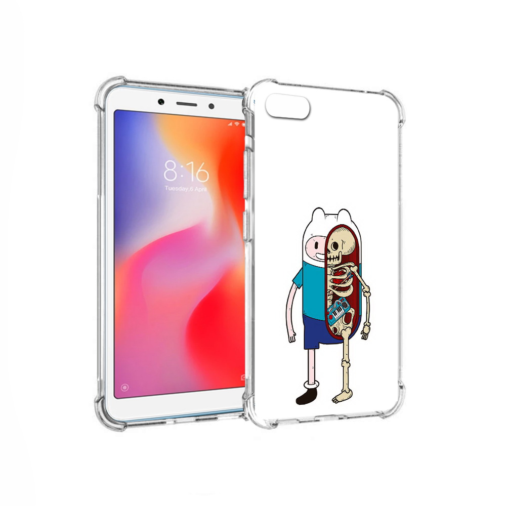 

Чехол MyPads Tocco для Xiaomi Redmi 6A Финн скелет (PT113916.305.187), Прозрачный, Tocco