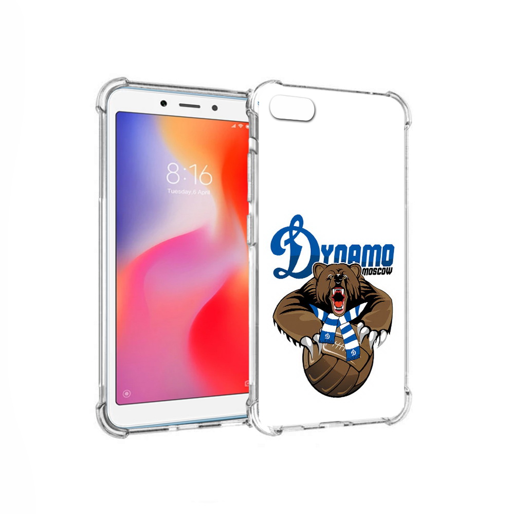 

Чехол MyPads Tocco для Xiaomi Redmi 6A ФК Динамо медведь (PT113916.305.175), Прозрачный, Tocco