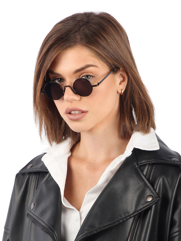 Солнцезащитные очки женские Pretty Mania DT004 черные