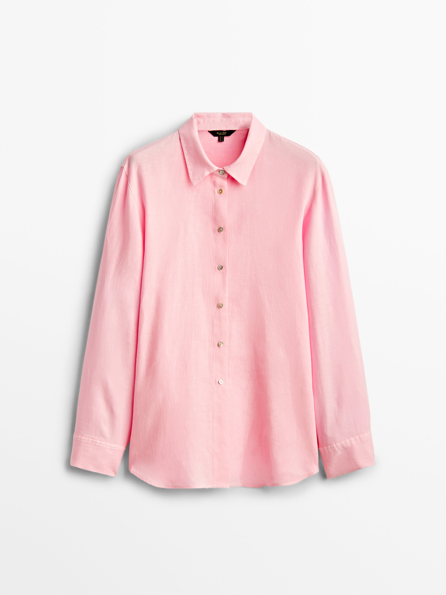 

Рубашка женская Massimo Dutti 05116512146 розовая L, 05116512146