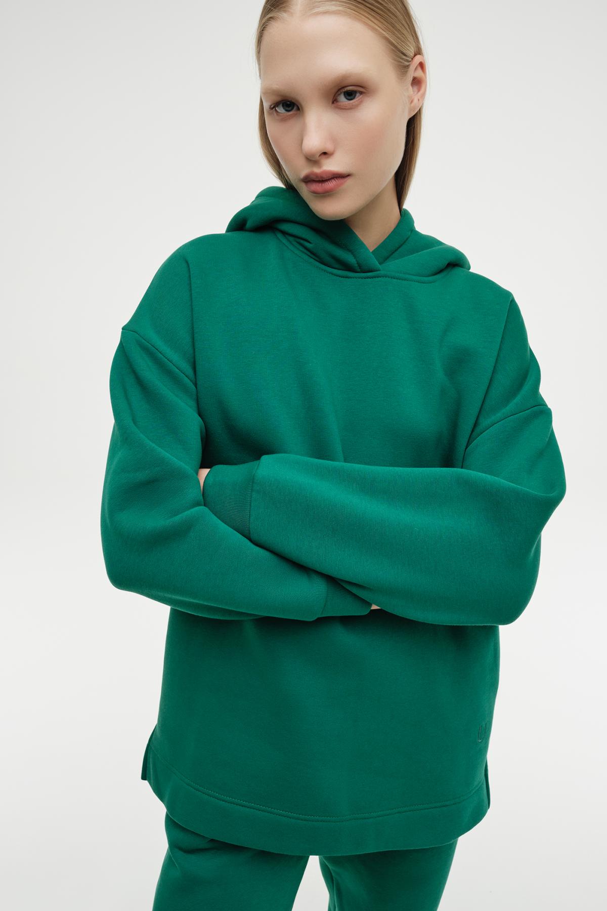 

Худи женское YOUSTORE B0922003 зеленое 46 RU, Зеленый, B0922003