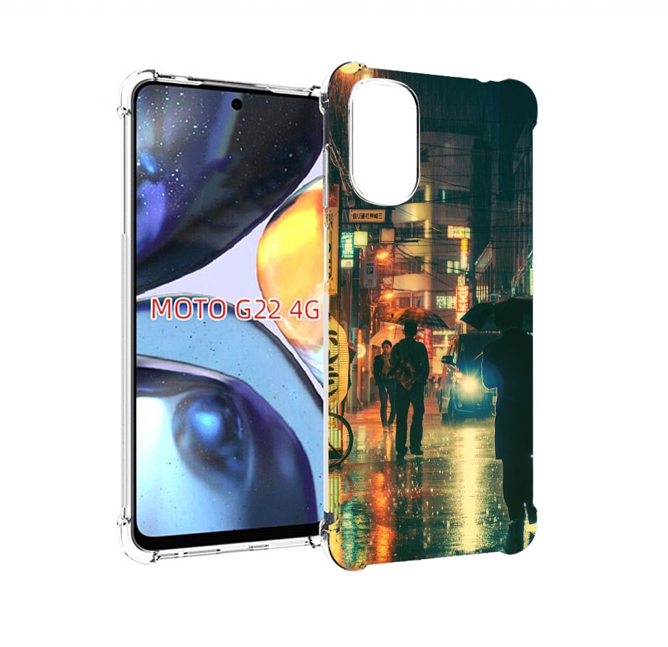 

Чехол MyPads Токио-сеул для Motorola Moto G22 4G, Прозрачный, Tocco