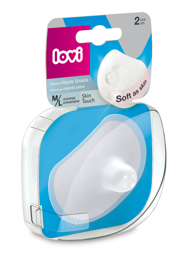 Накладки на грудь LOVI Skin Touch силиконовые для кормления, 2 шт, размер M L накладки для груди силиконовые medela контакт s 2 шт