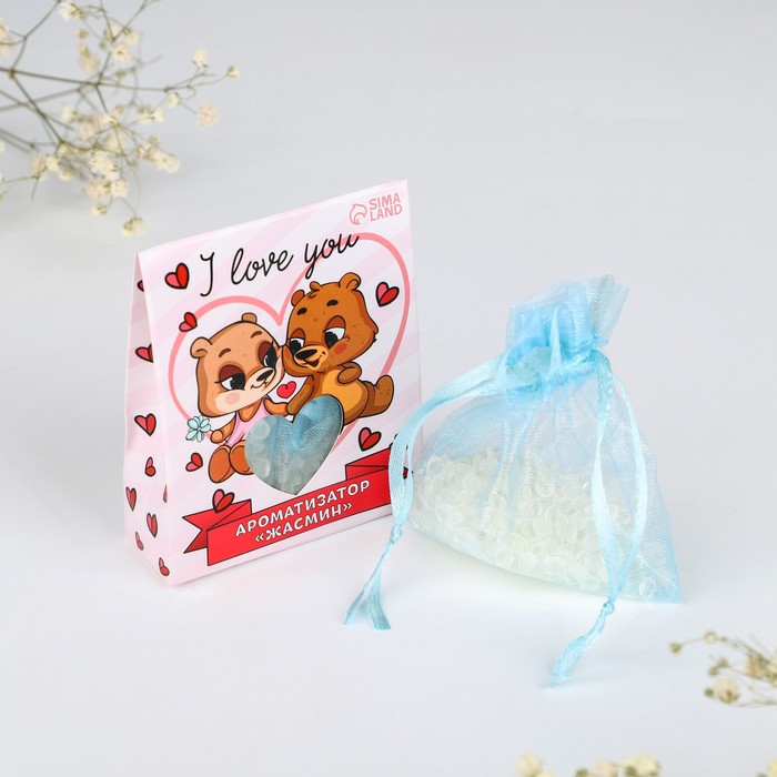 

Аромасаше в мешочке «I love you», аромат жасмин, 14 Февраля