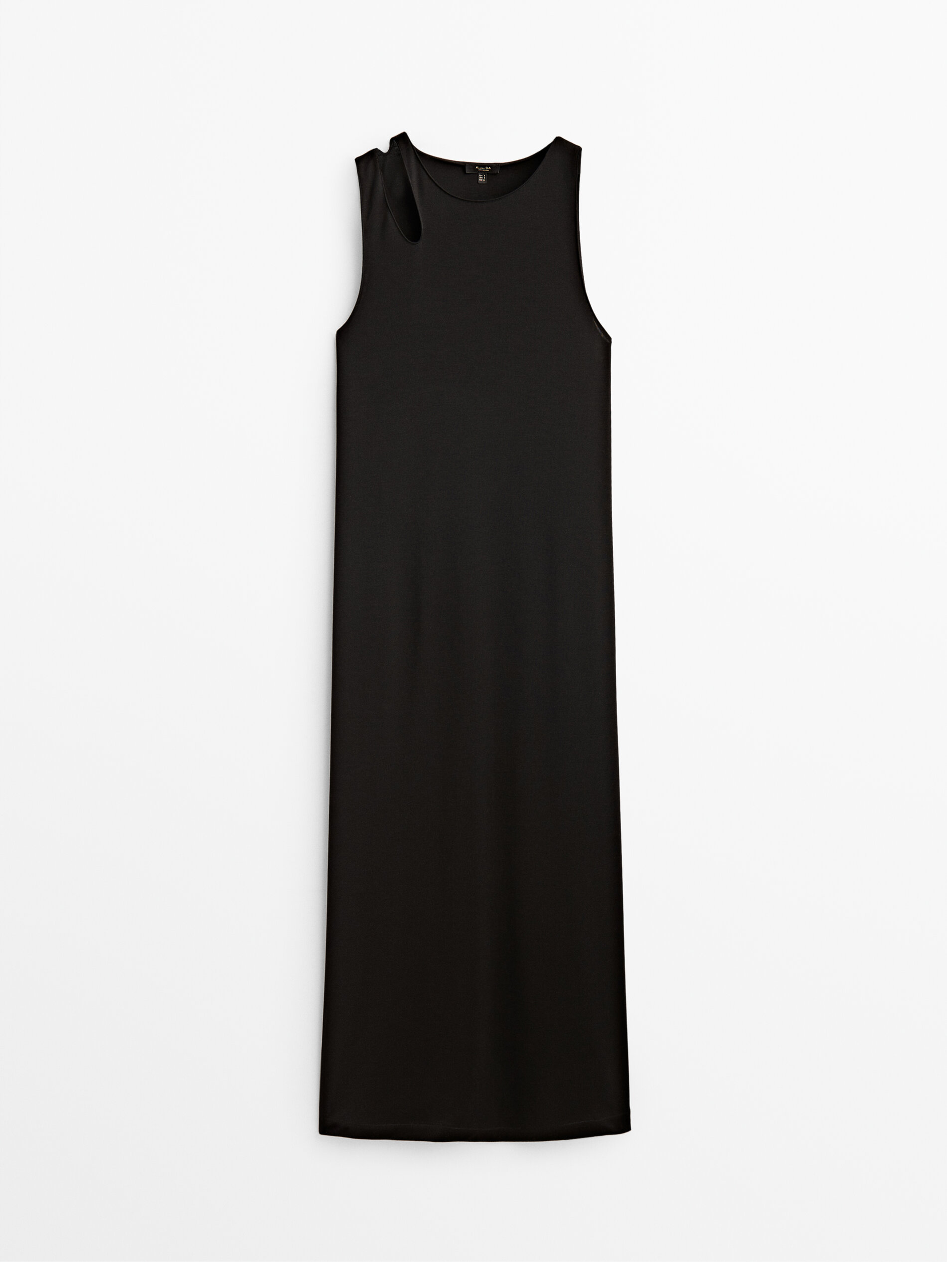 

Платье женское Massimo Dutti 06636754800 черное M, 06636754800