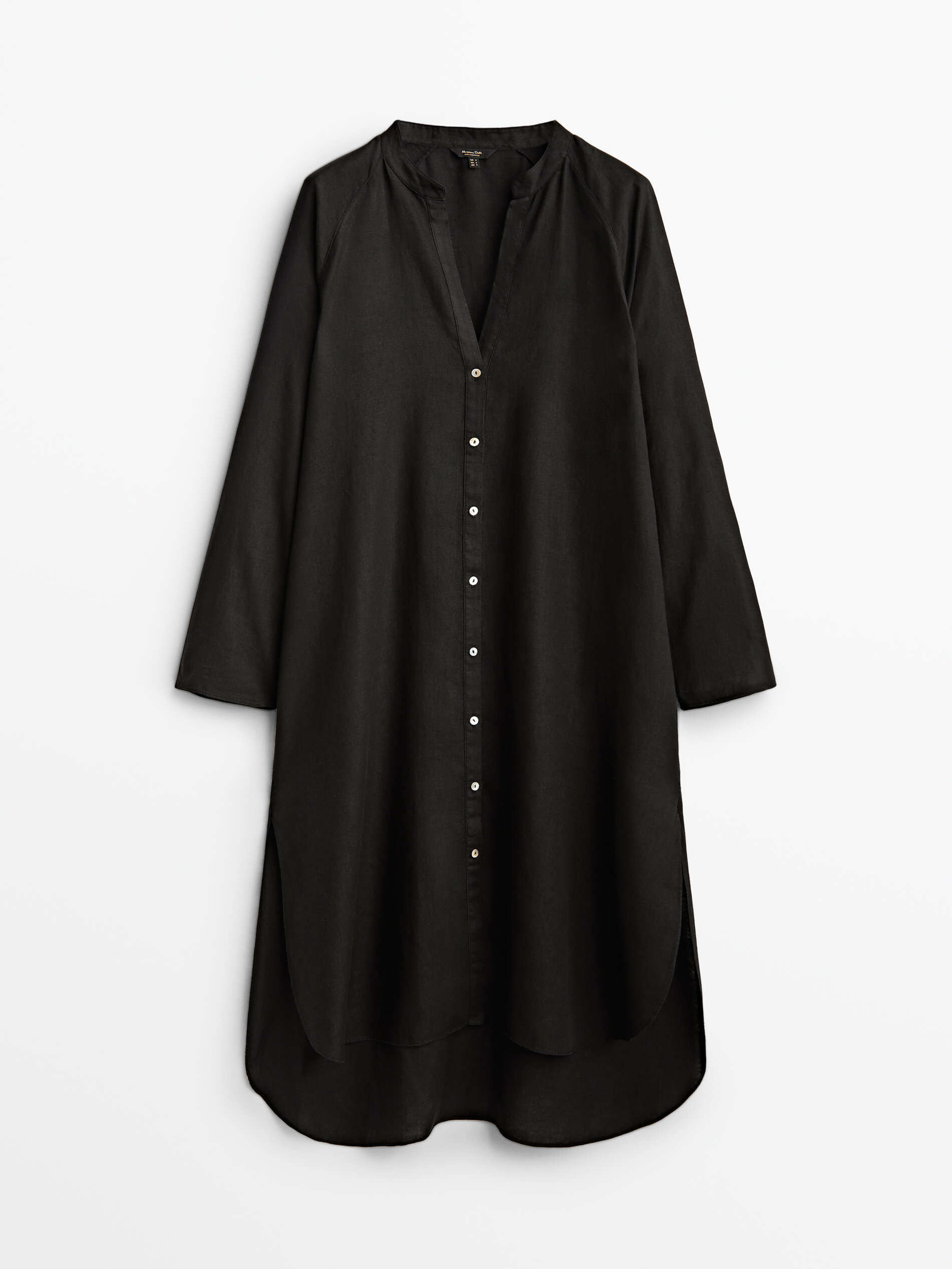 

Рубашка женская Massimo Dutti 05121512800 черная XS, 05121512800