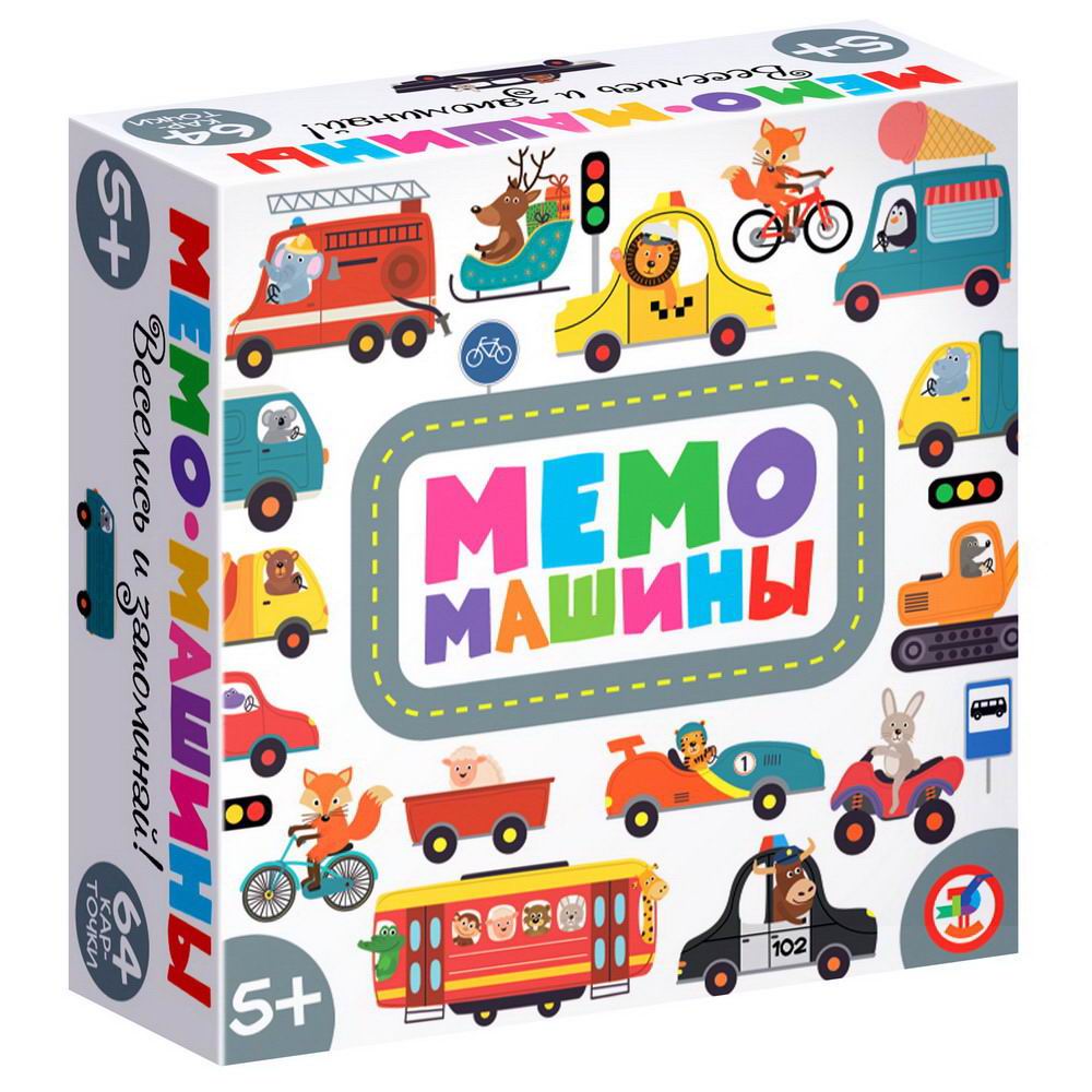 

Настольная игра Дрофа-Медиа Мемо Машины