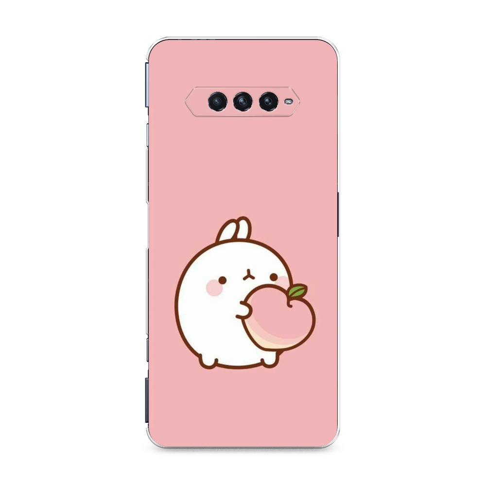 

Чехол Awog на Xiaomi Black Shark 4/4S/4S Pro/4 Pro "Кролик с персиком", Разноцветный, 311150-1