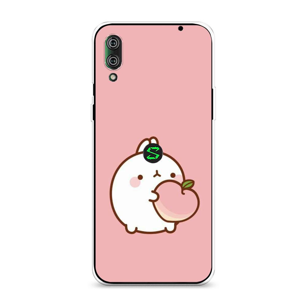

Чехол Awog на Xiaomi Black Shark 2/2 Pro "Кролик с персиком", Разноцветный, 36450-1