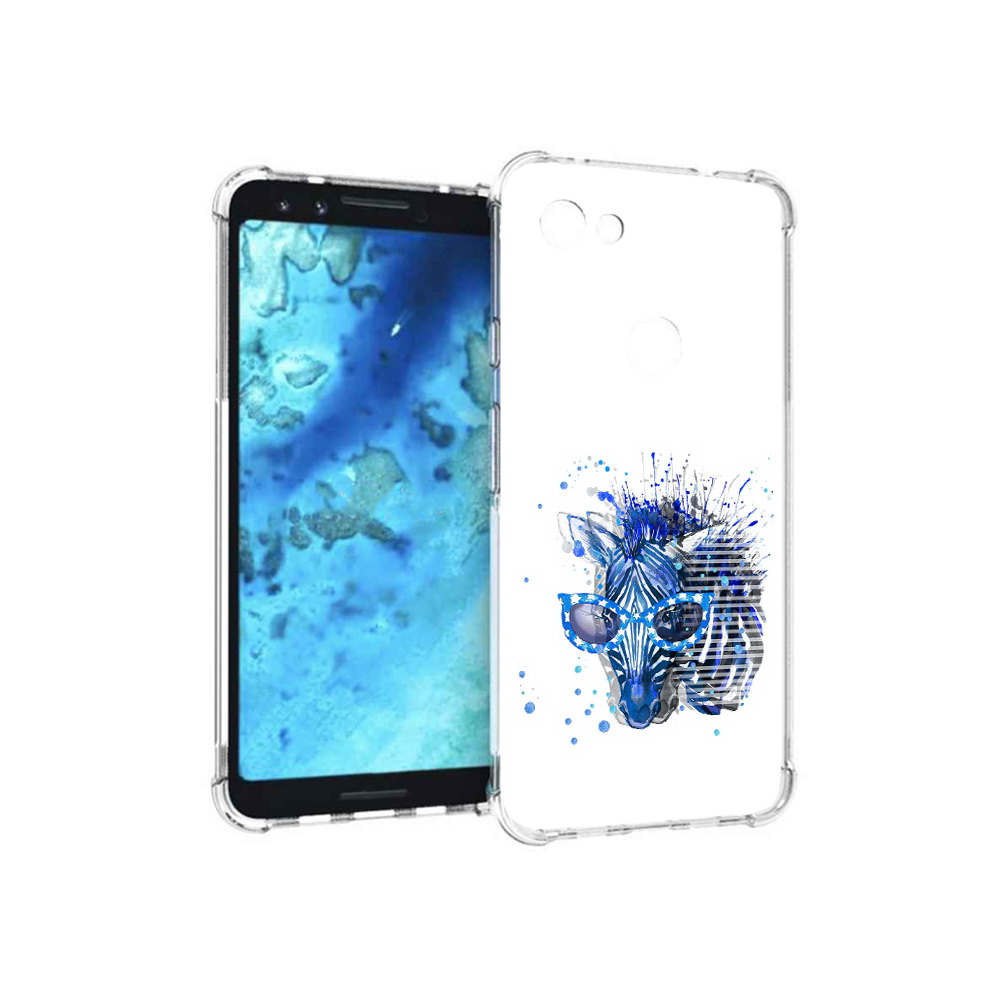 

Чехол MyPads Tocco для Google Pixel 3 расплывчатая зебра, Прозрачный, Tocco