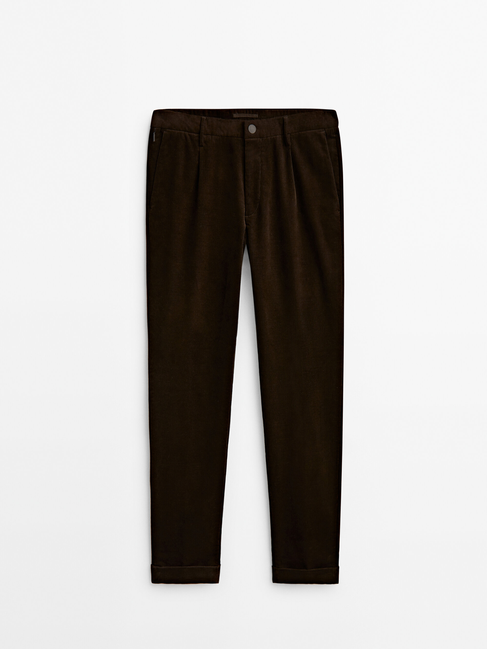 

Брюки мужские Massimo Dutti 00015800700 коричневые 40, 00015800700