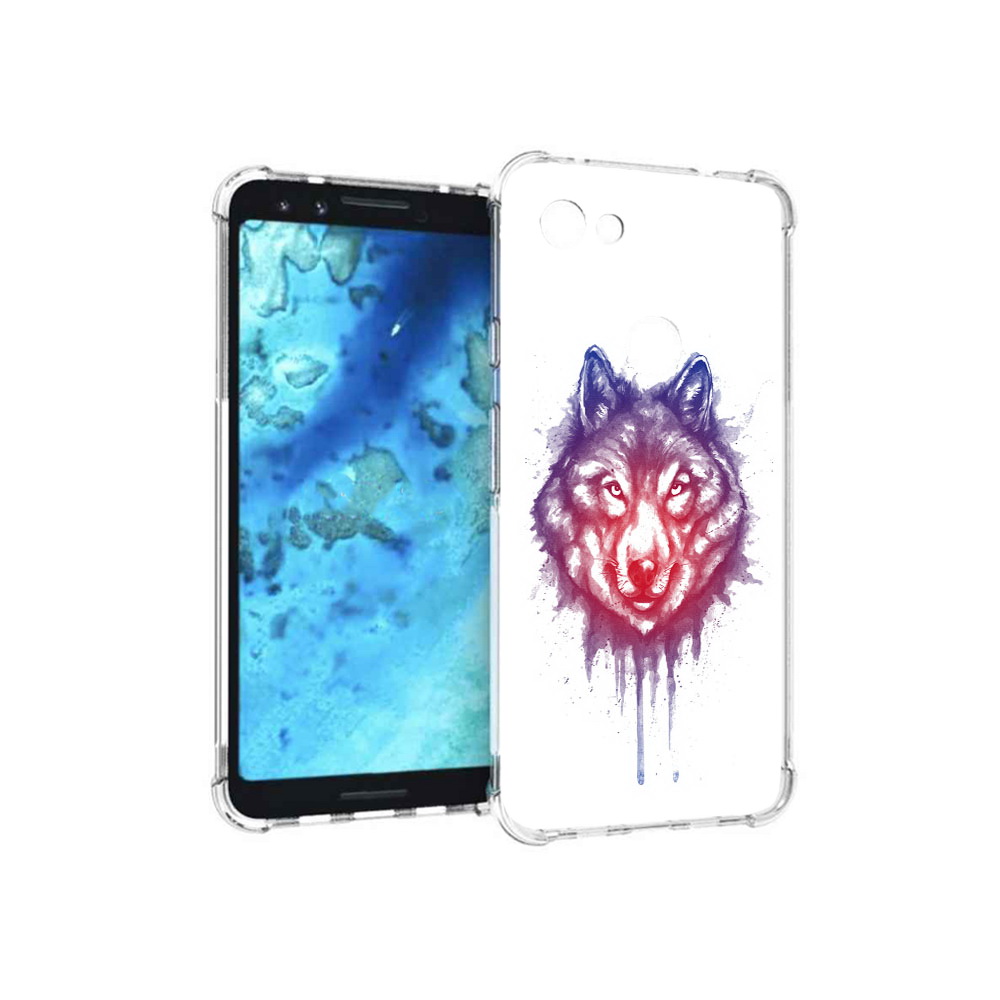 

Чехол MyPads Tocco для Google Pixel 3 пушистый волк, Прозрачный, Tocco