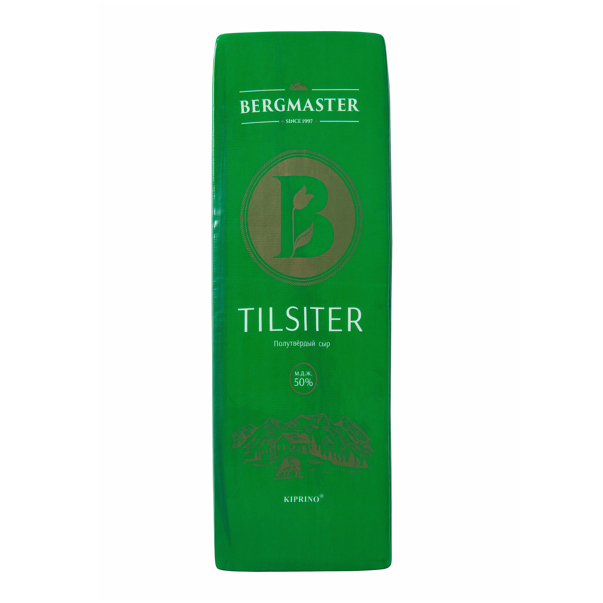 

Сыр полутвердый Bergmaster Tilsiter 50% бзмж +-3 кг