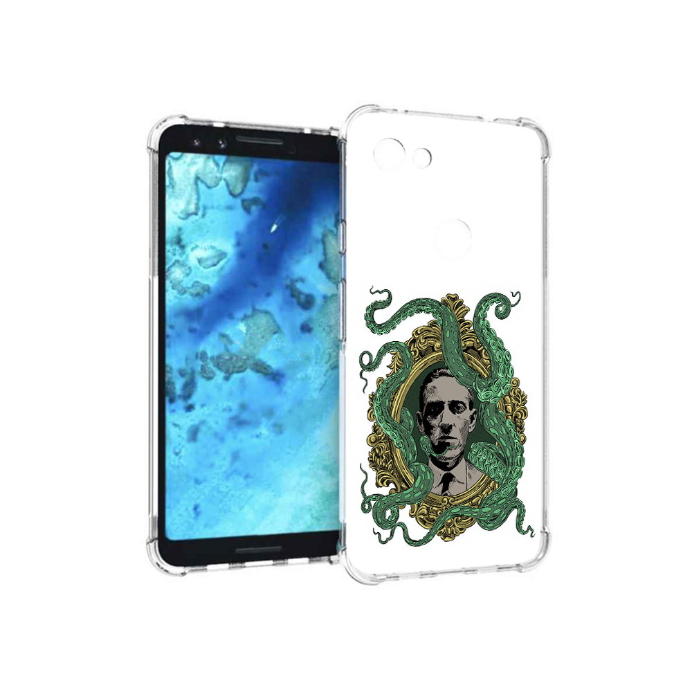 

Чехол MyPads Tocco для Google Pixel 3 портрет с кракеном, Прозрачный, Tocco
