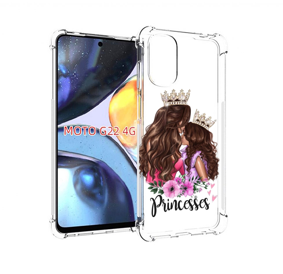 

Чехол MyPads Принцессы женский для Motorola Moto G22 4G, Прозрачный, Tocco