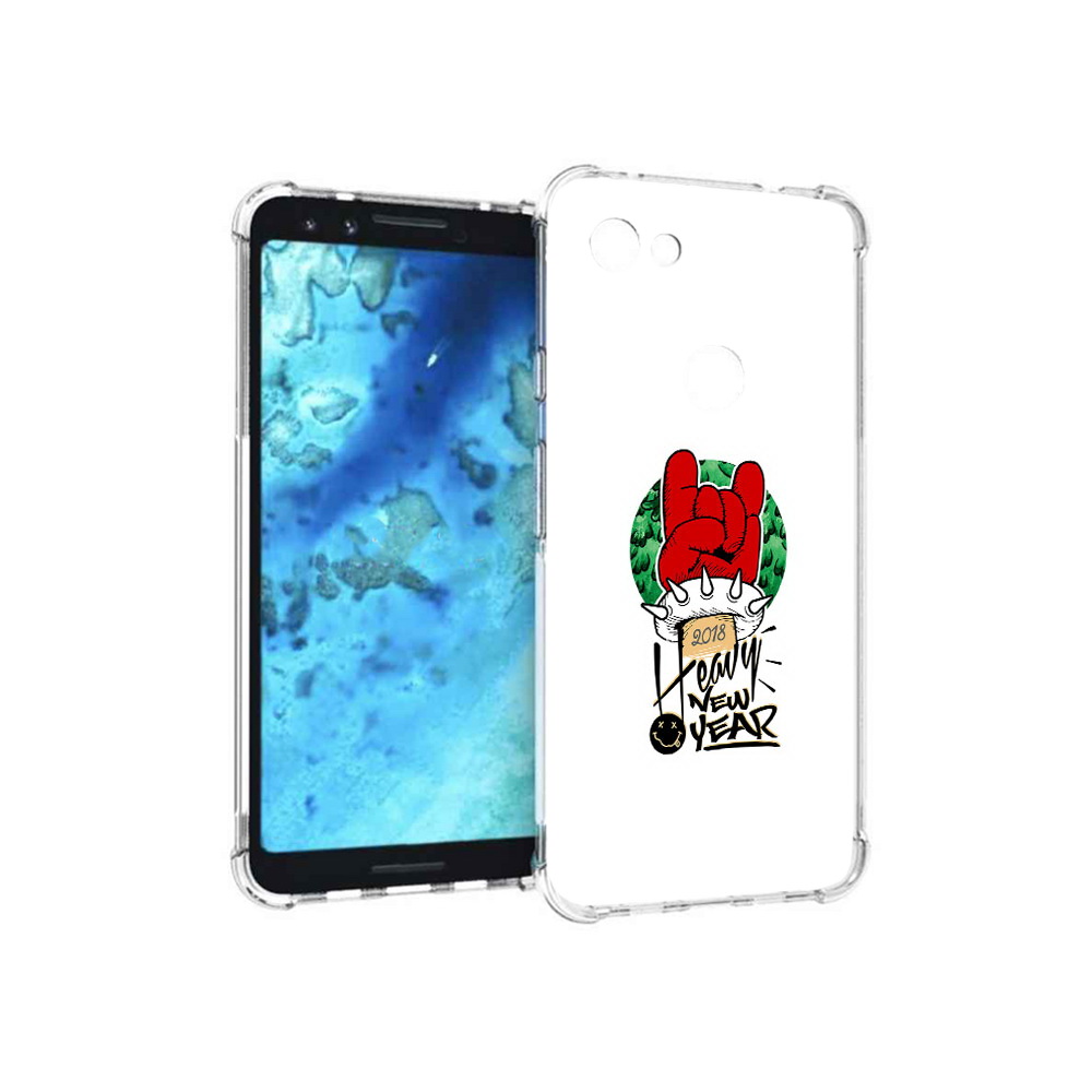 

Чехол MyPads Tocco для Google Pixel 3 Гангстер новый год, Прозрачный, Tocco