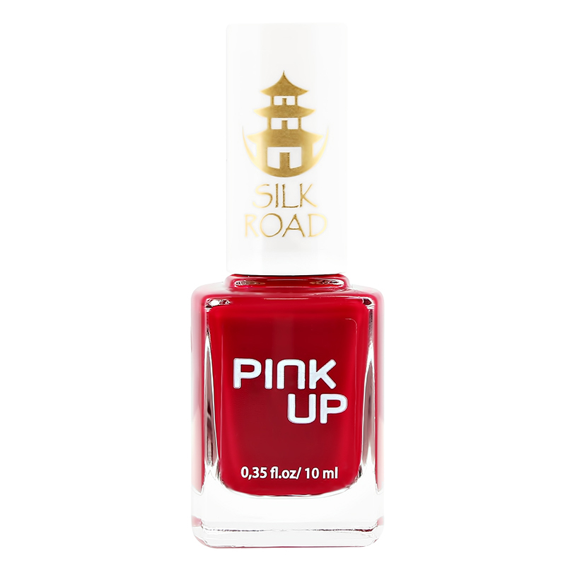 

Лак для ногтей Pink Up Silk road тон 06, 10 мл, Красный
