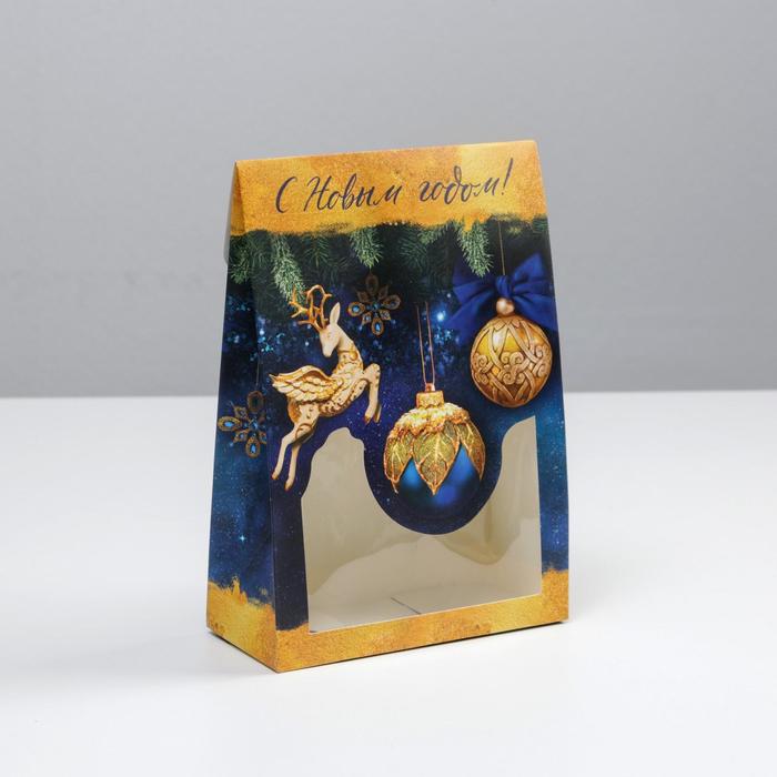 

Коробка складная Золото, 15 х 7 х 22 см, Золотистый;синий