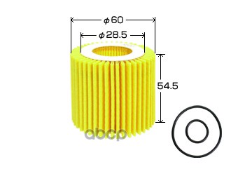 фото Фильтр масляный vic o117 1kr-fe,k3-ve vic арт. o117