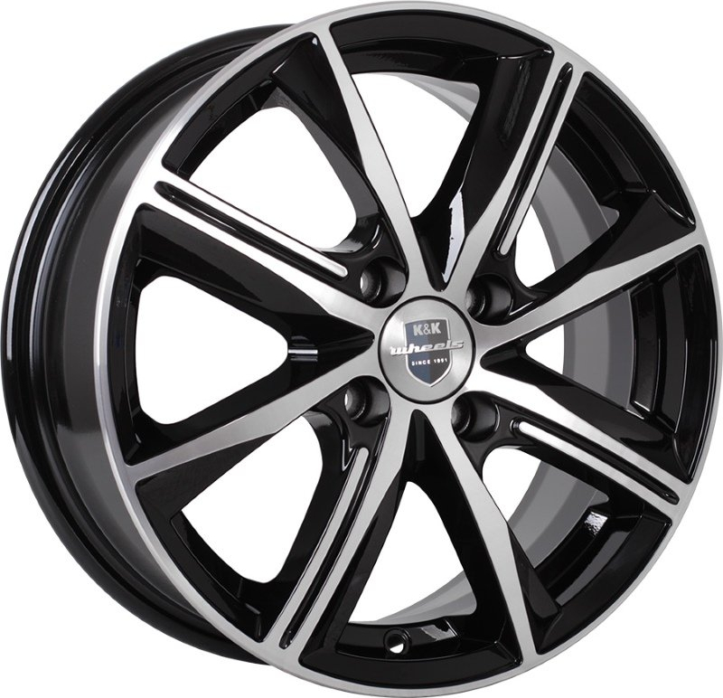 

K&K Арнар (КС904) 7,0\R16 5*110 ET38 d67,1 Дарк платинум [76068], Черный