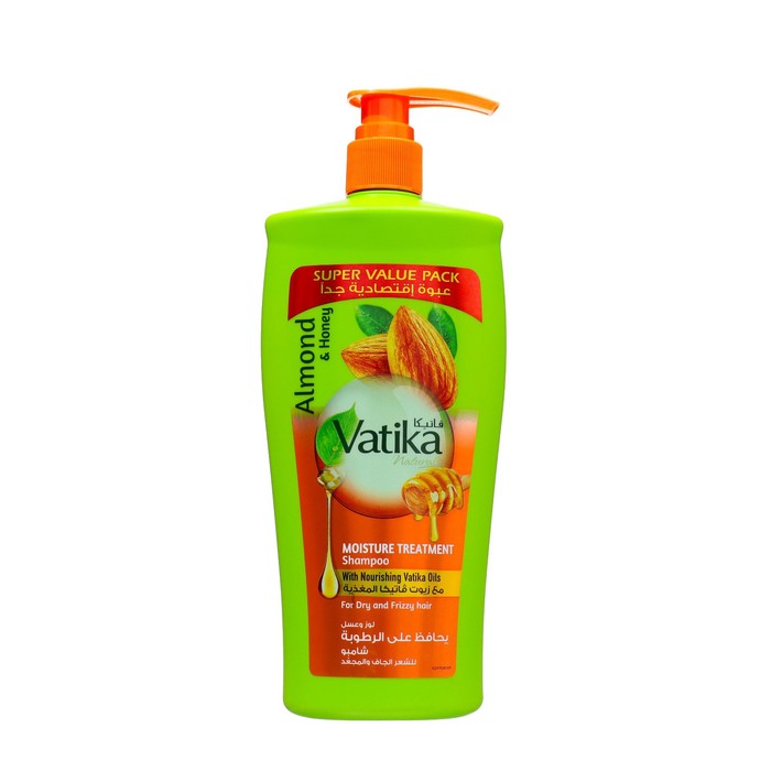 Шампунь для волос Dabur Vatika Naturals Moisture Treatment увлажняющий с дозатором 600 мл