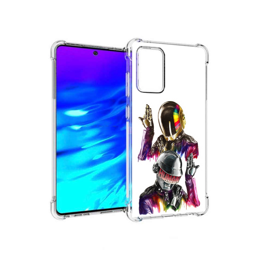 

Чехол MyPads Tocco для Samsung Galaxy A72 диско космонавты (PT158633.553.329), Прозрачный, Tocco