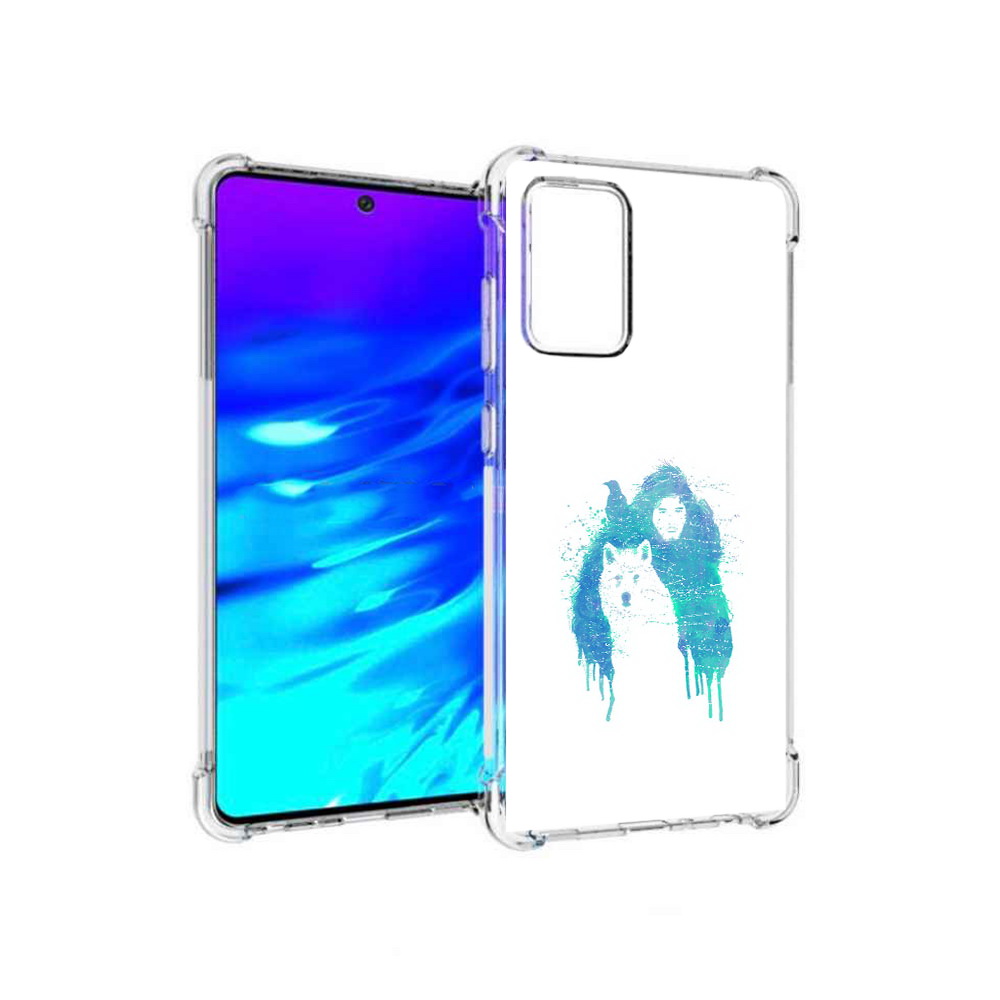 

Чехол MyPads Tocco для Samsung Galaxy A72 джон сноу (PT158633.553.323), Прозрачный, Tocco