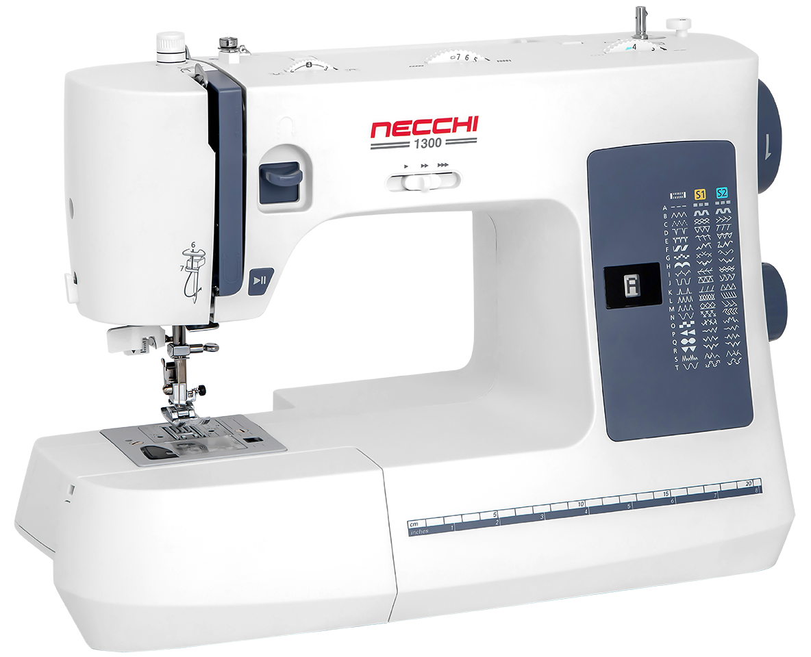 Швейная машина Necchi 1300 белая машина подметальная механическая champion ms7550
