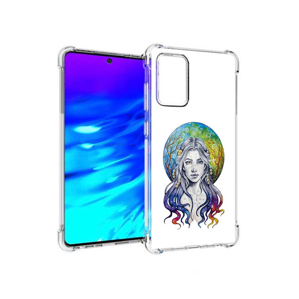 

Чехол MyPads Tocco для Samsung Galaxy A72 девушка с красивыми волосами (PT158633.553.313), Прозрачный, Tocco