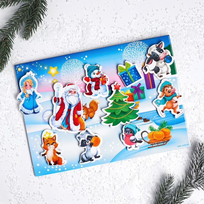 

Головоломка с липучками Праздник в лесу