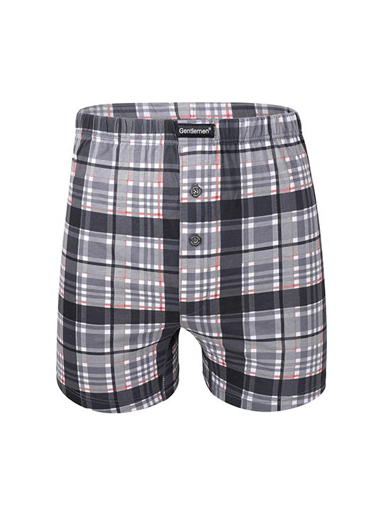 

Трусы мужские Gentlemen шорты серые XXXXL, Серый, шорты
